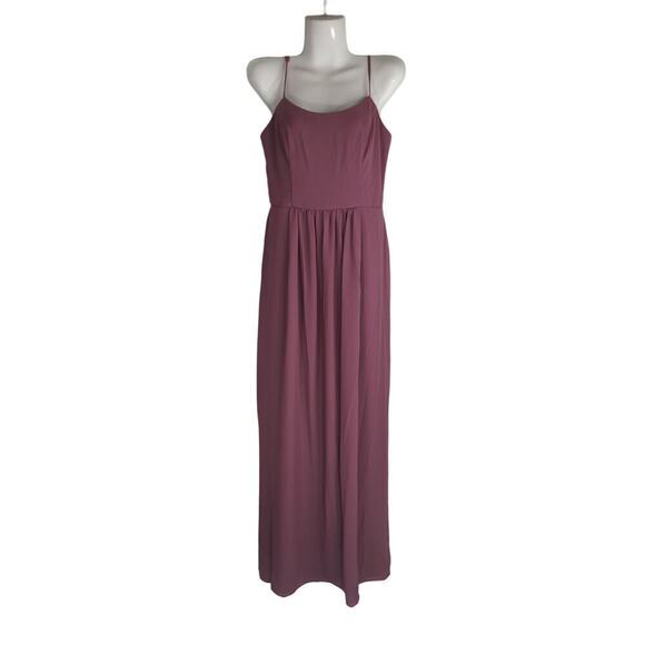 DB Studio Celebrate Women's Scoop Neck Smocked Maxi Dress Pink Size 8 NWT - Picture 1 of 11